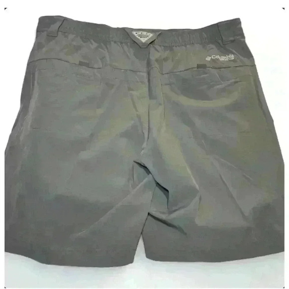 Columbia PFG Men's Cargo Shorts Gray Size Large Omni-Shade Technology - Picture 7 of 8